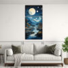 cuadro-estilo-galer-a-con-luna-y-monta-as-en-la-decoraci-n-de-pinturas-coloridas-1-1
