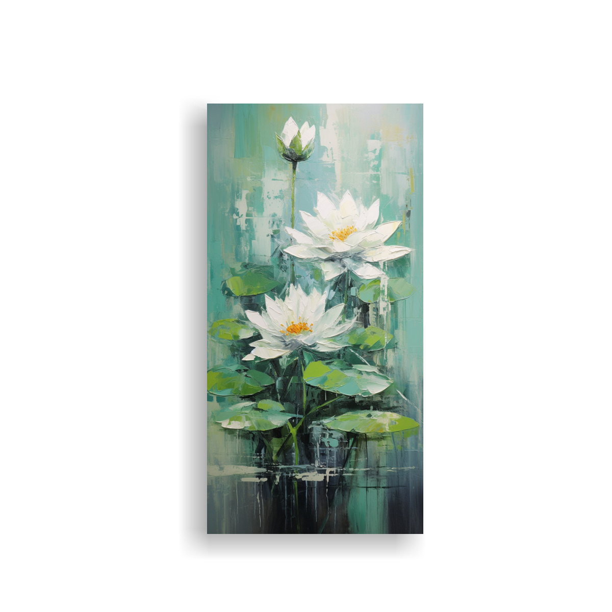 cuadro-estilo-galer-a-de-lienzo-de-tela-con-impresi-n-de-loto-verde