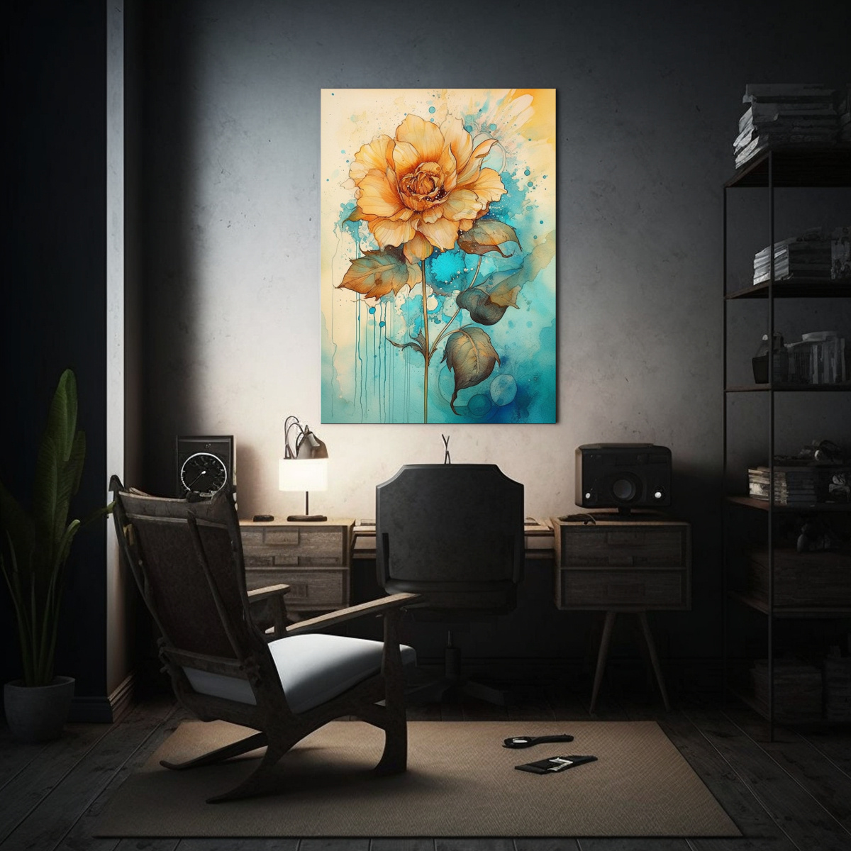 cuadro-floral-inspirador-con-colores-vibrantes-estilo-acuarela-y-tinta-1