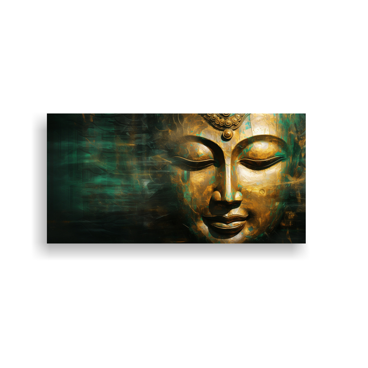 cuadro-fotograf-a-impresionante-budha-dorada-y-verde-estilo-abstracto