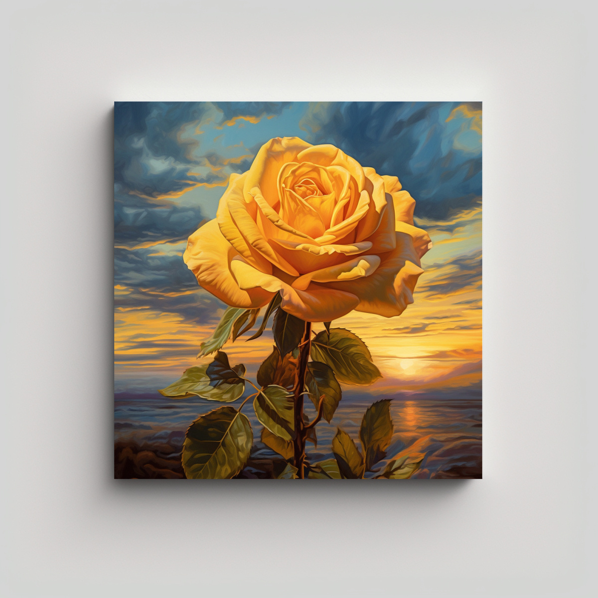 cuadro-grande-amarillo-rosa-espectacular-dibujo-poder-decorativo