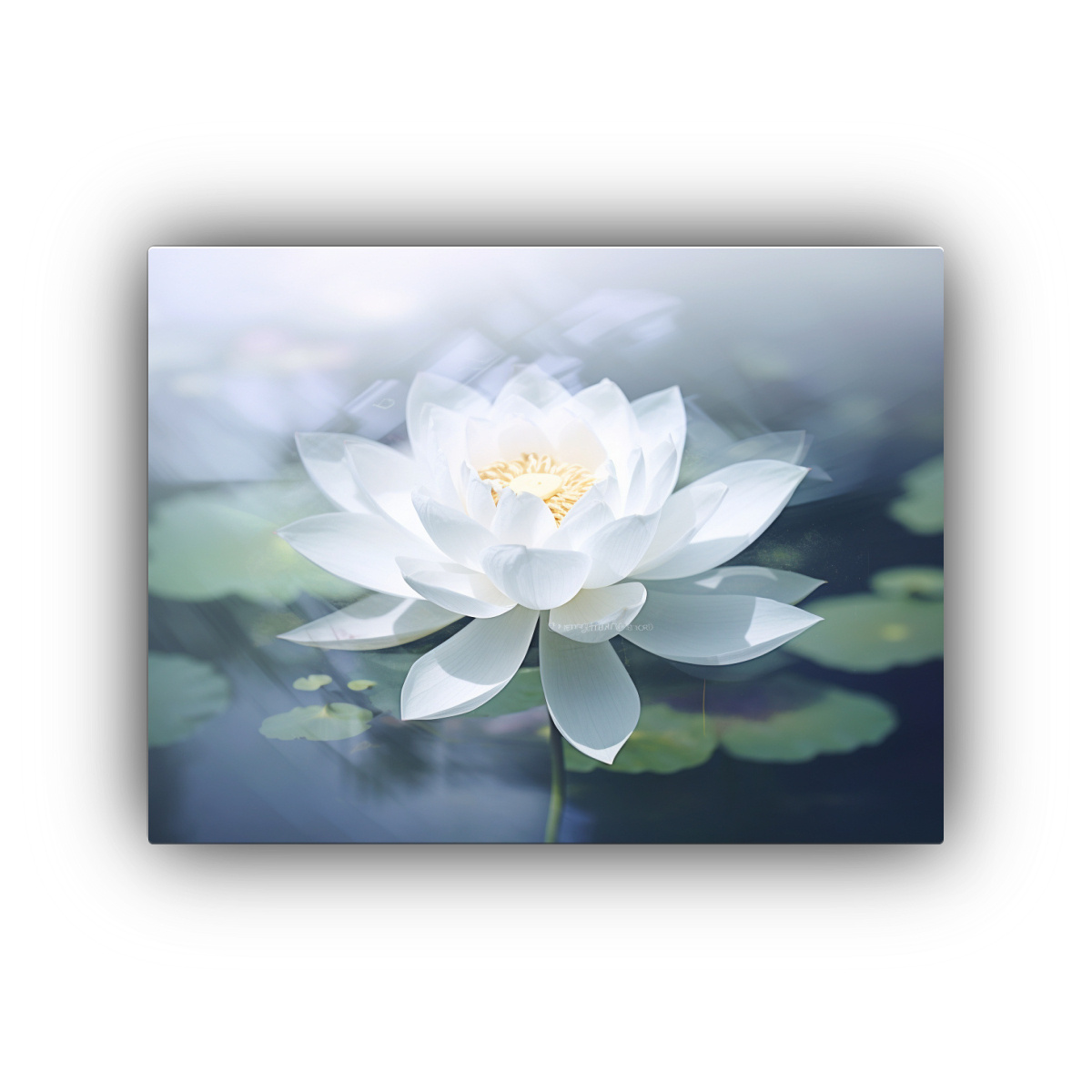 cuadro-hermoso-de-loto-con-exposici-n-doble-de-fotograf-a