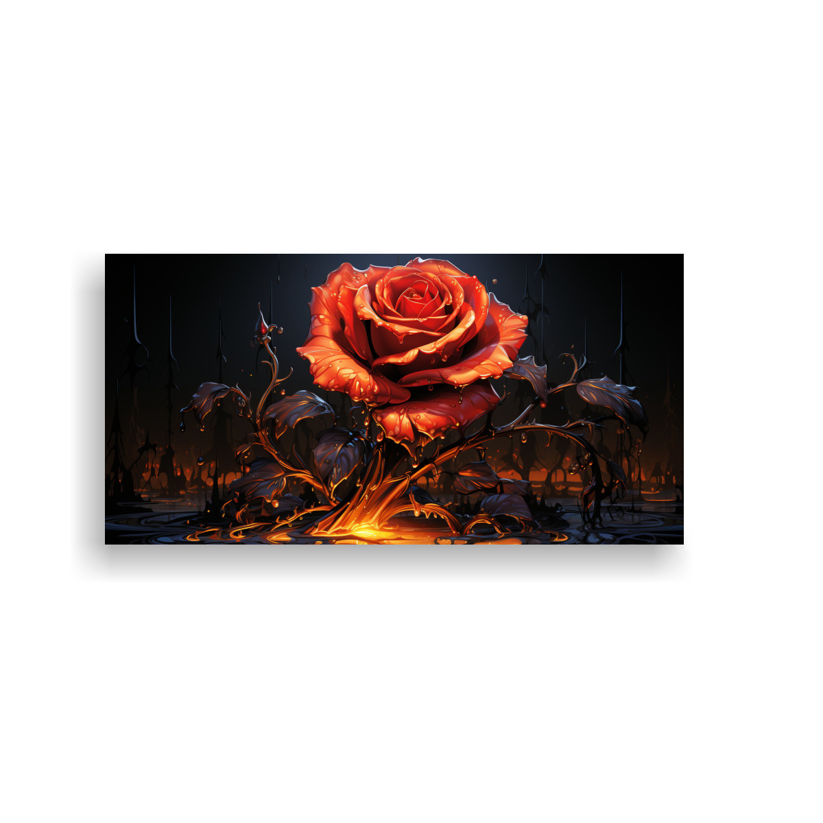 cuadro-hermoso-de-rosa-derretida-en-estilo-plano