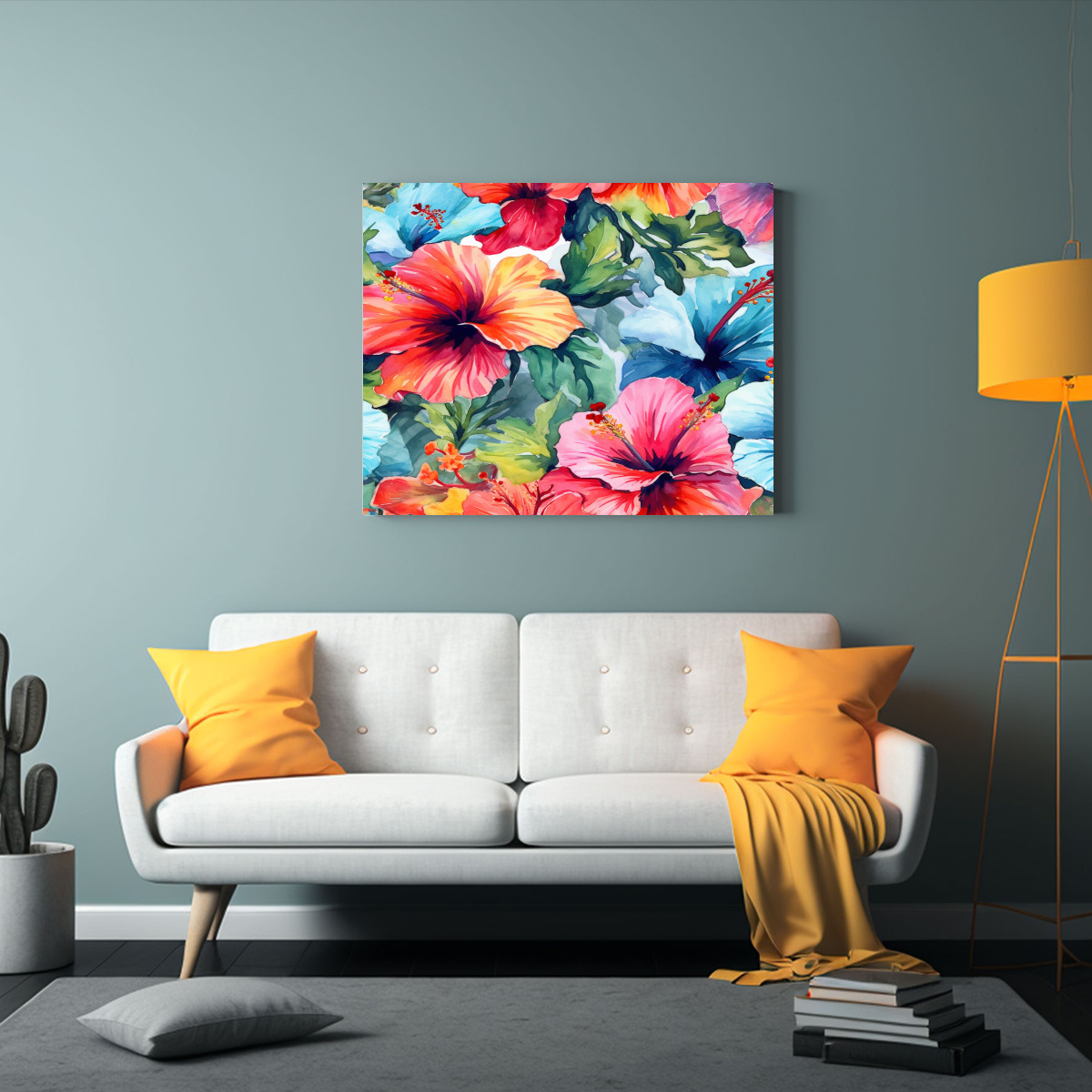 cuadro-hibiscus-flores-estilo-galer-a-pintura-acuarela-belleza-en-canva-1