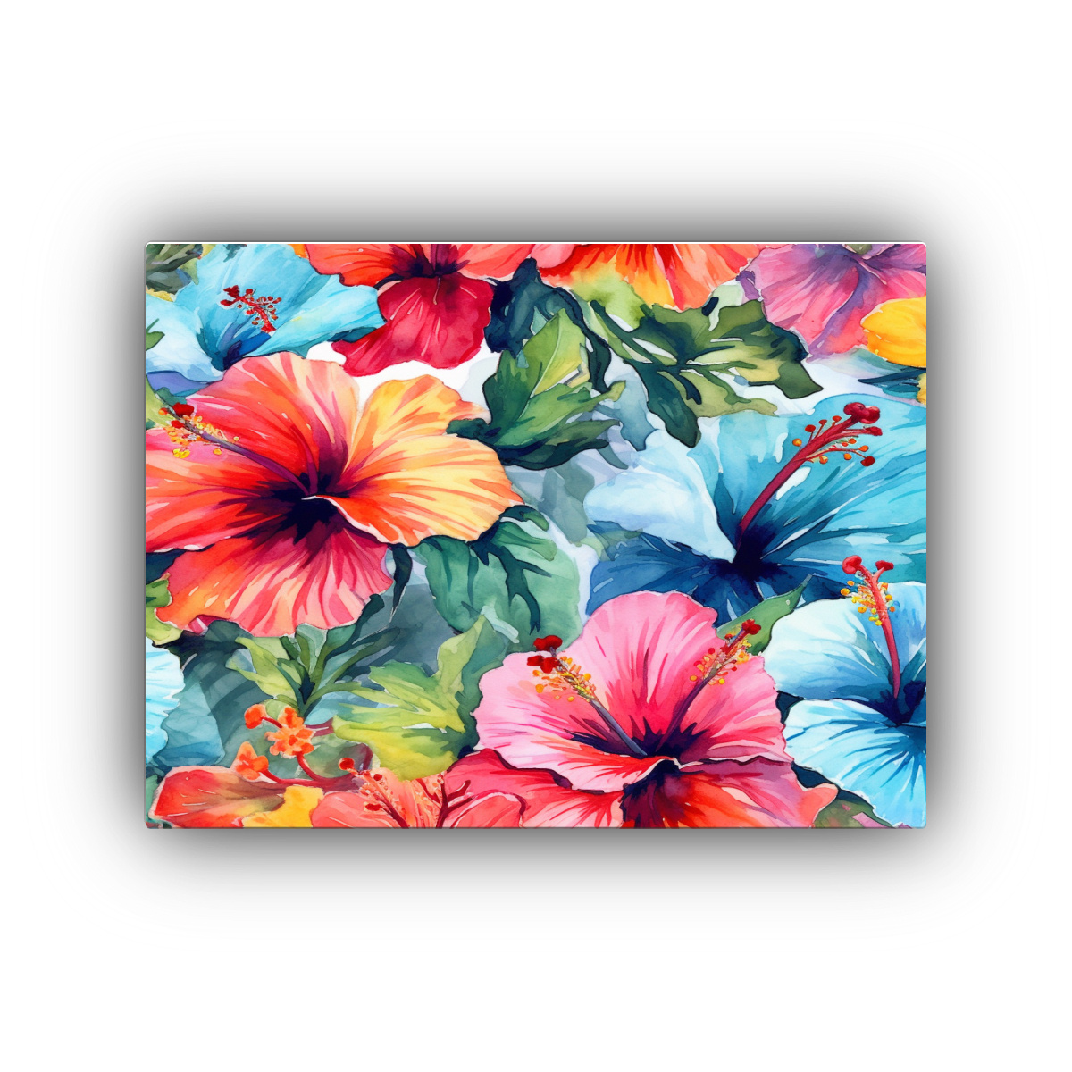 cuadro-hibiscus-flores-estilo-galer-a-pintura-acuarela-belleza-en-canva