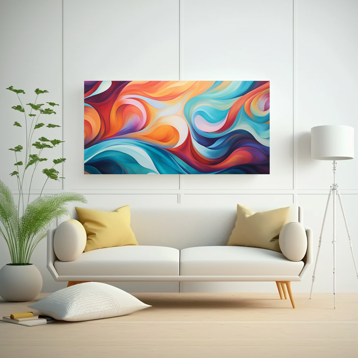 cuadro-impreso-exclusivo-de-patrones-abstractos-giratorios-inspirados-en-el-fauvismo-1