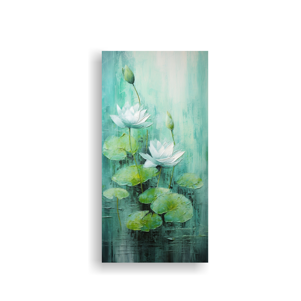 cuadro-inspirador-de-loto-verde-en-lienzo-al-estilo-de-la-composici-n-impresionante