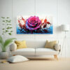cuadro-inspirador-equilibrio-visual-lienzo-decorativo-con-logo-de-goteo-derretido-cian-oscuro-y-rosa-1