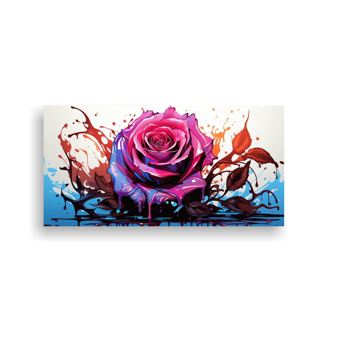 cuadro-inspirador-equilibrio-visual-lienzo-decorativo-con-logo-de-goteo-derretido-cian-oscuro-y-rosa