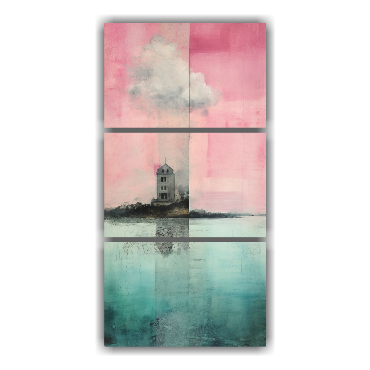 cuadro-inspirador-est-tica-con-acuarela-rosa-turquesa-y-plateada