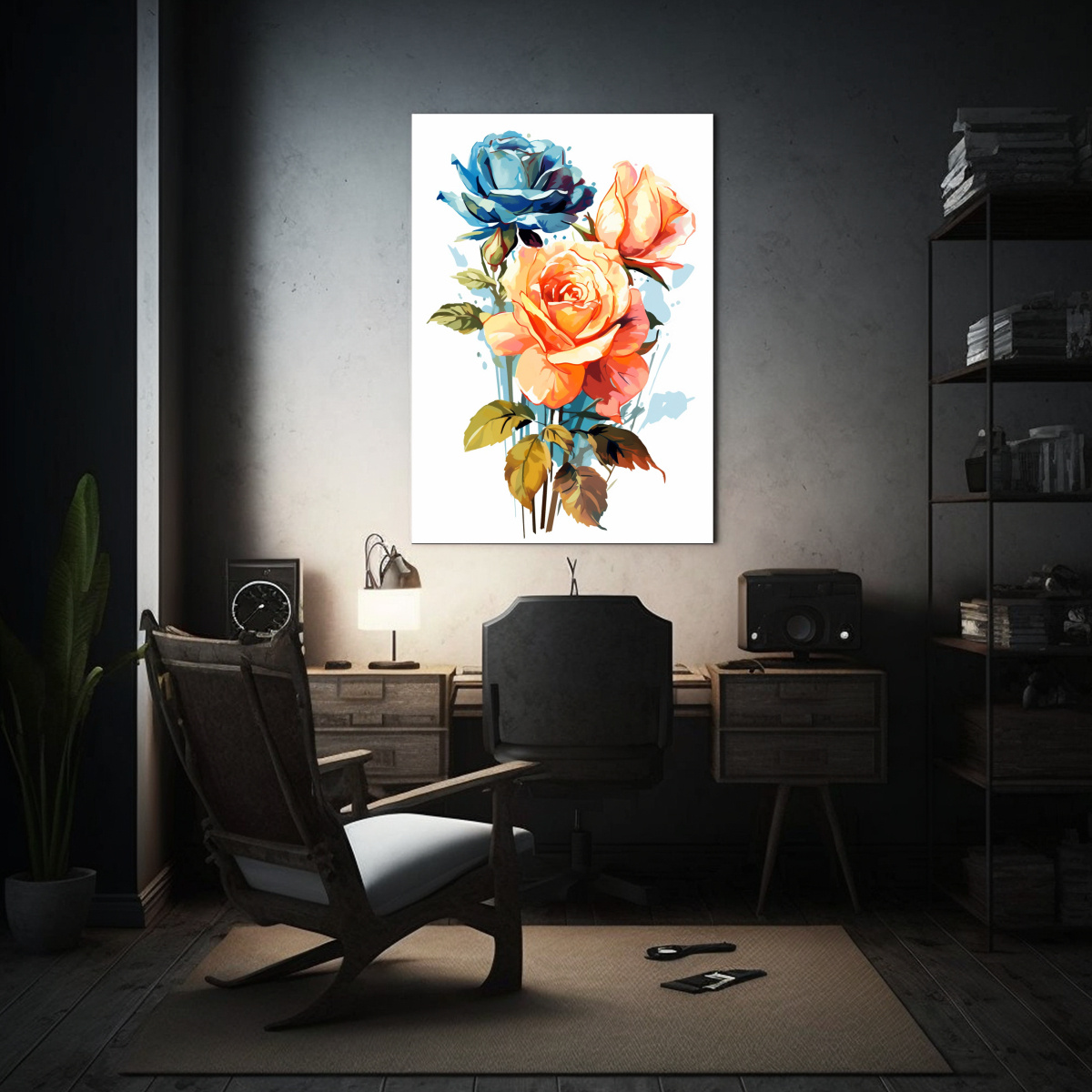 cuadro-lienzo-de-rosas-cl-sicas-ilustradas-1