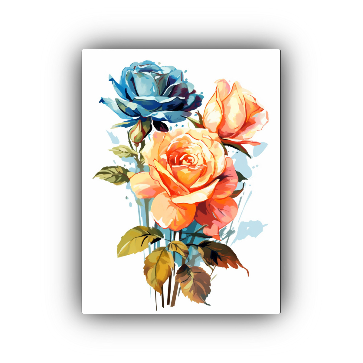 cuadro-lienzo-de-rosas-cl-sicas-ilustradas