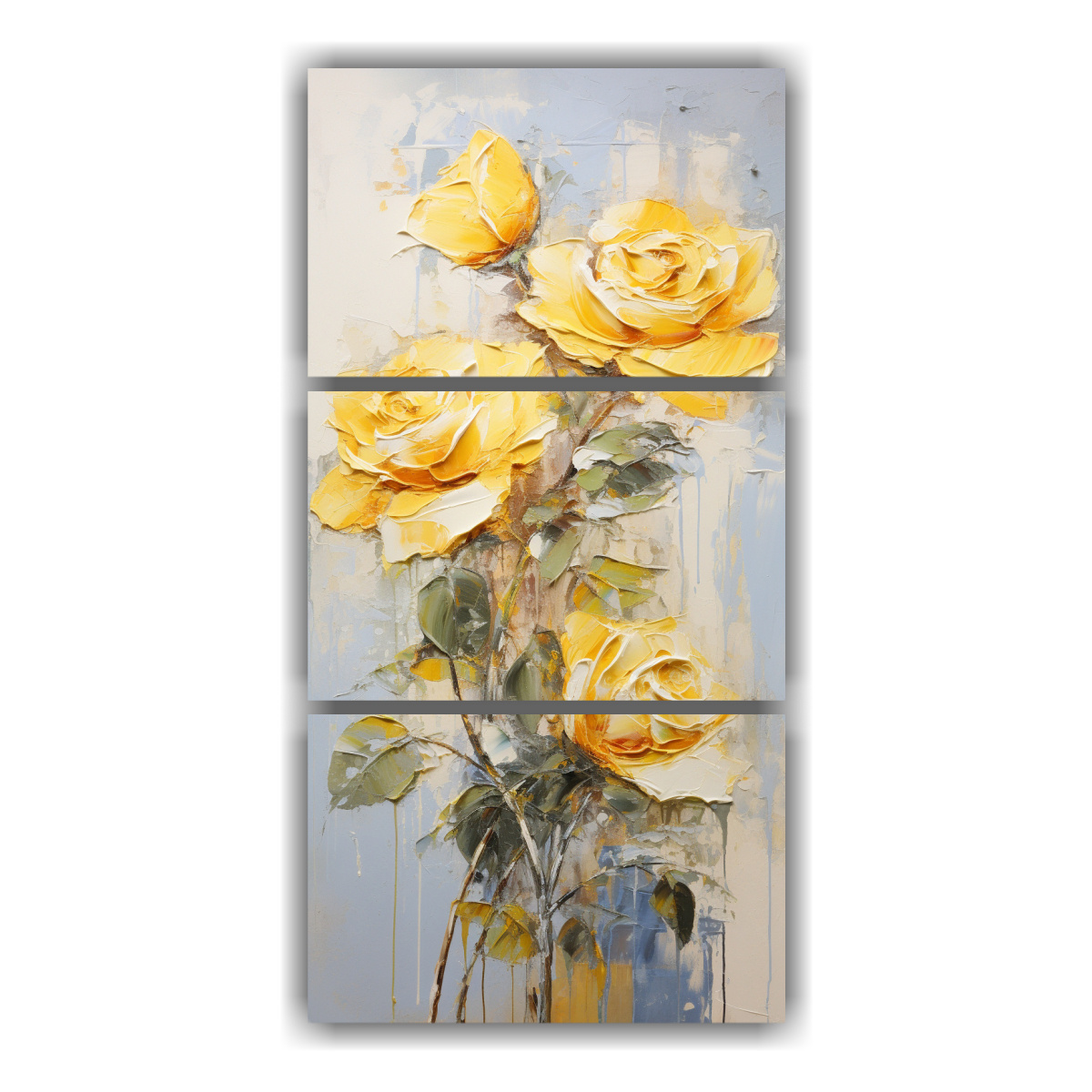 cuadro-lienzo-flores-amarillas-estilo-tres-cuadros-alta-calidad