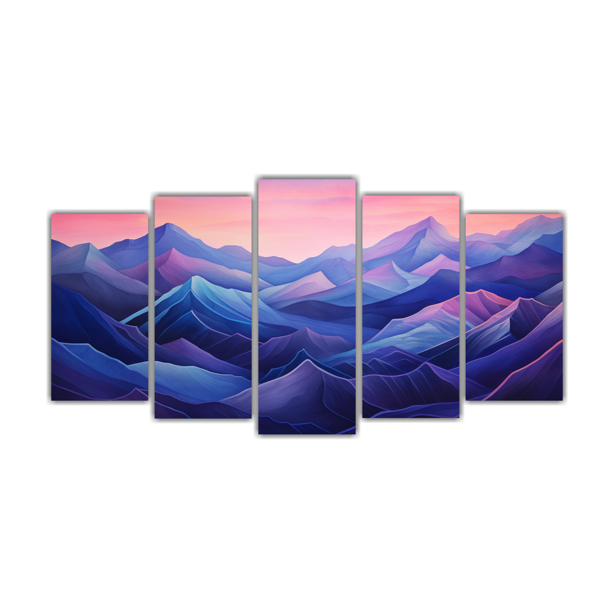 cuadro-lienzo-moderno-monta-as-abstractas-al-anochecer