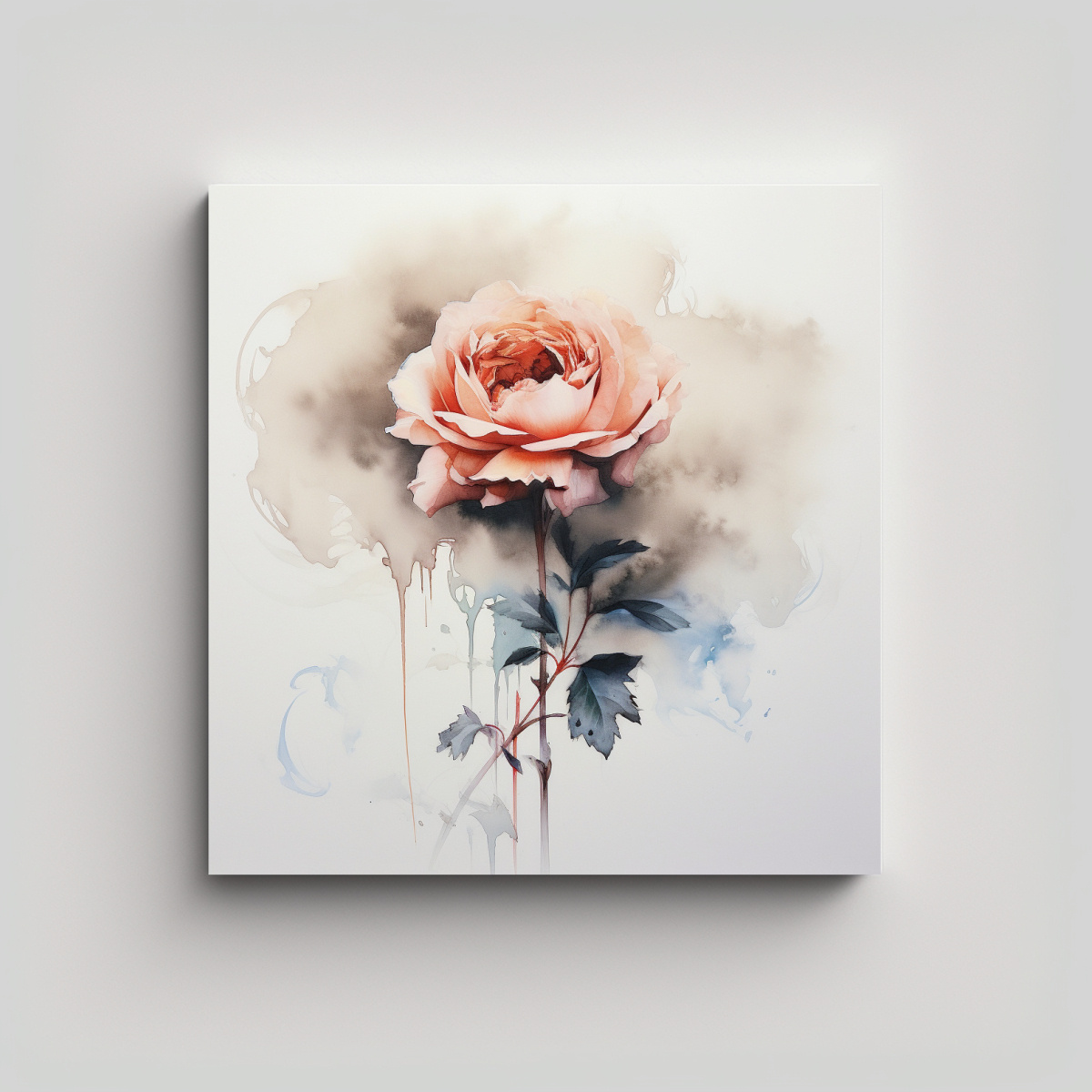 cuadro-lienzo-rosa-de-tinta-en-humo-con-colores-luminosos