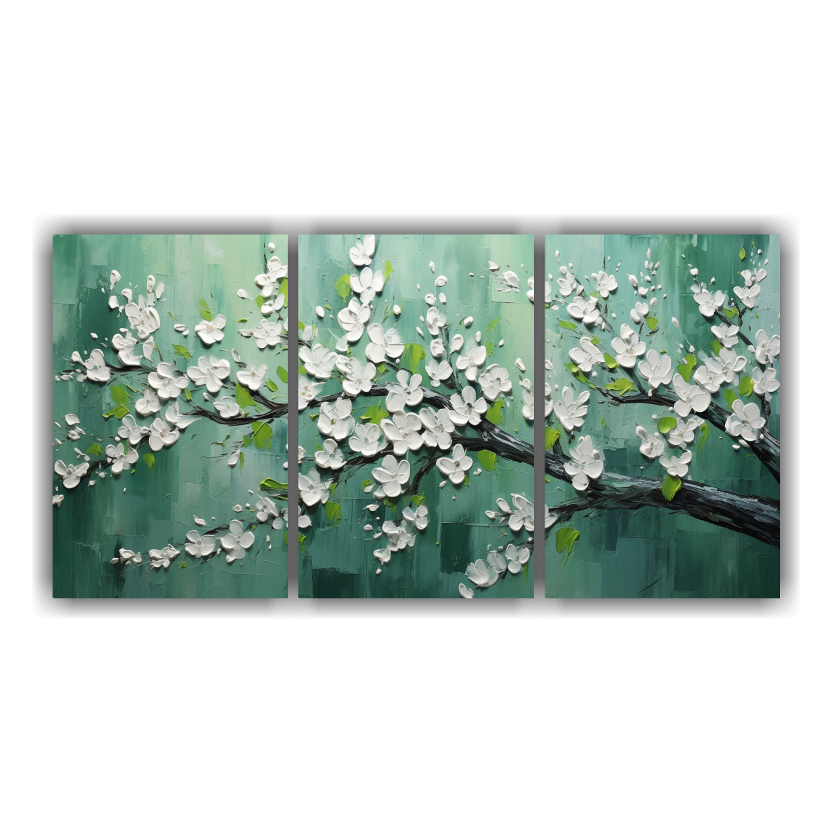 cuadro-lienzo-set-3-artes-inspiraci-n-armon-a-con-cerezos-verdes-en-flor