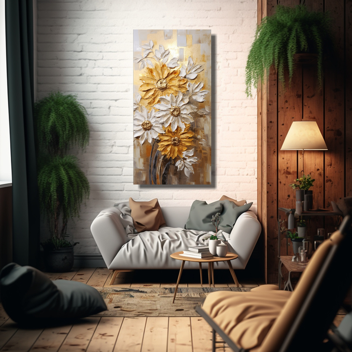 cuadro-lienzo-tela-textura-girasoles-dorados-estilo-pintura-1