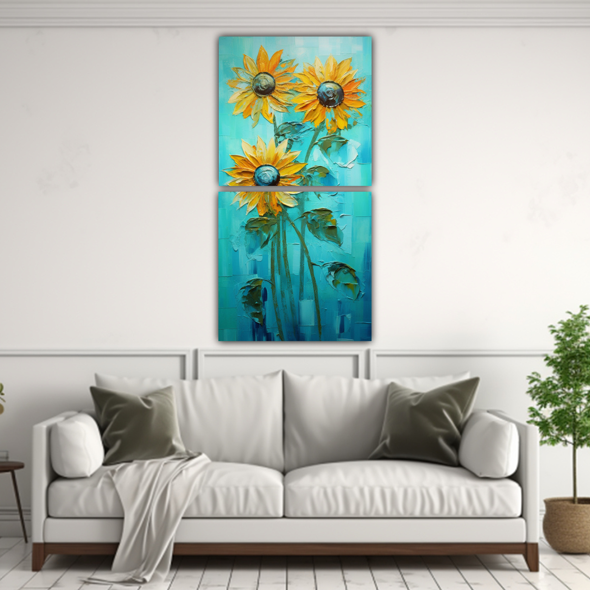 cuadro-lienzo-vanguardia-riqueza-visual-girasoles-turquesa-en-tela-1