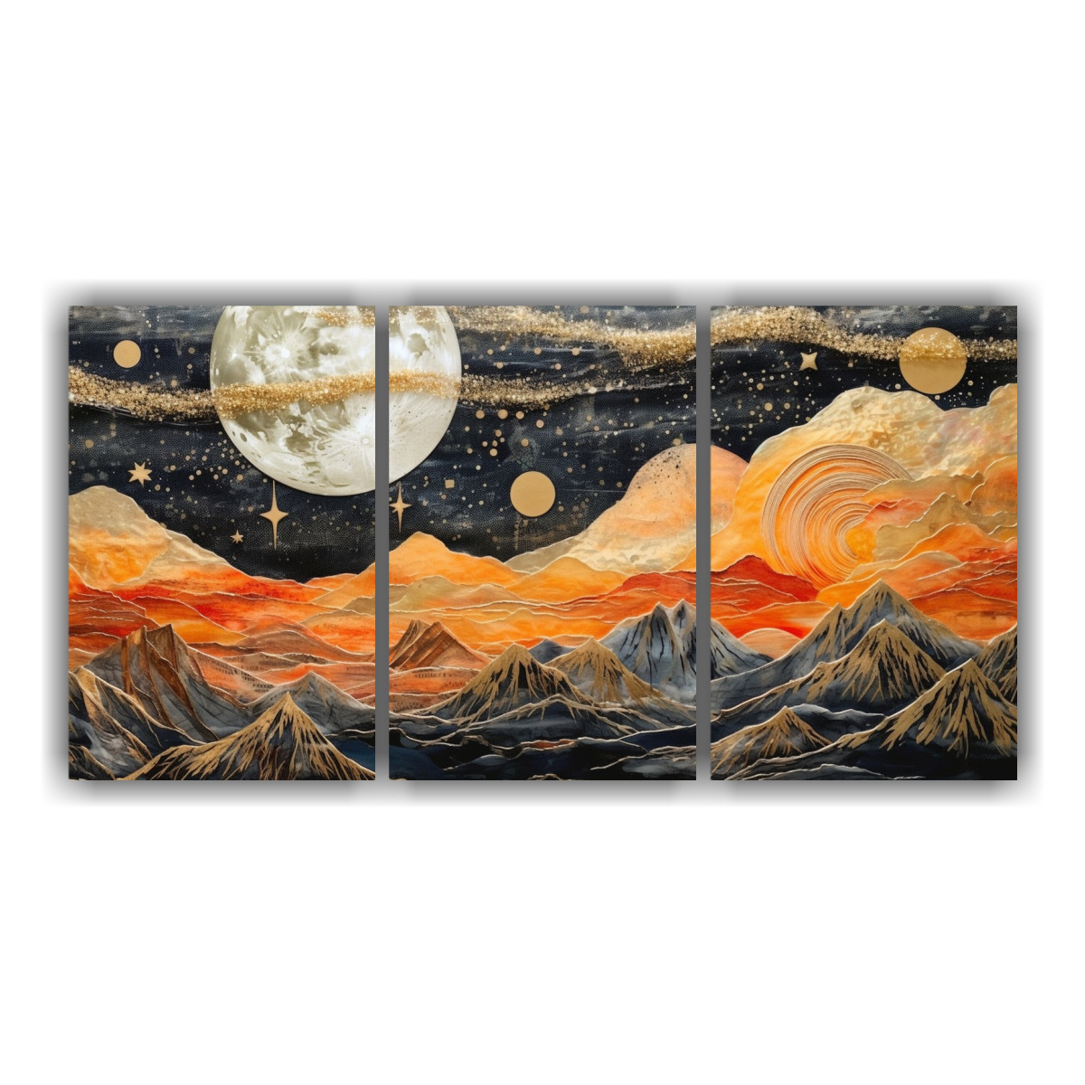 cuadro-m-gico-con-luna-en-monta-as-y-estrellas