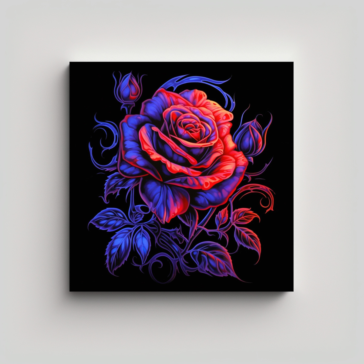 cuadro-m-gico-g-tico-de-rosa-roja-y-botones-negros-bellos