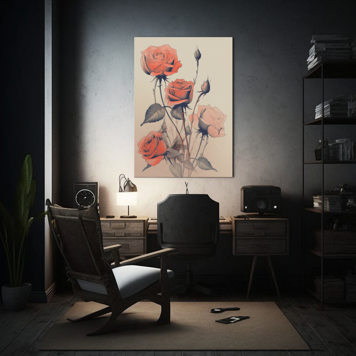 cuadro-minimalista-de-rosas-con-l-neas-limpia-1