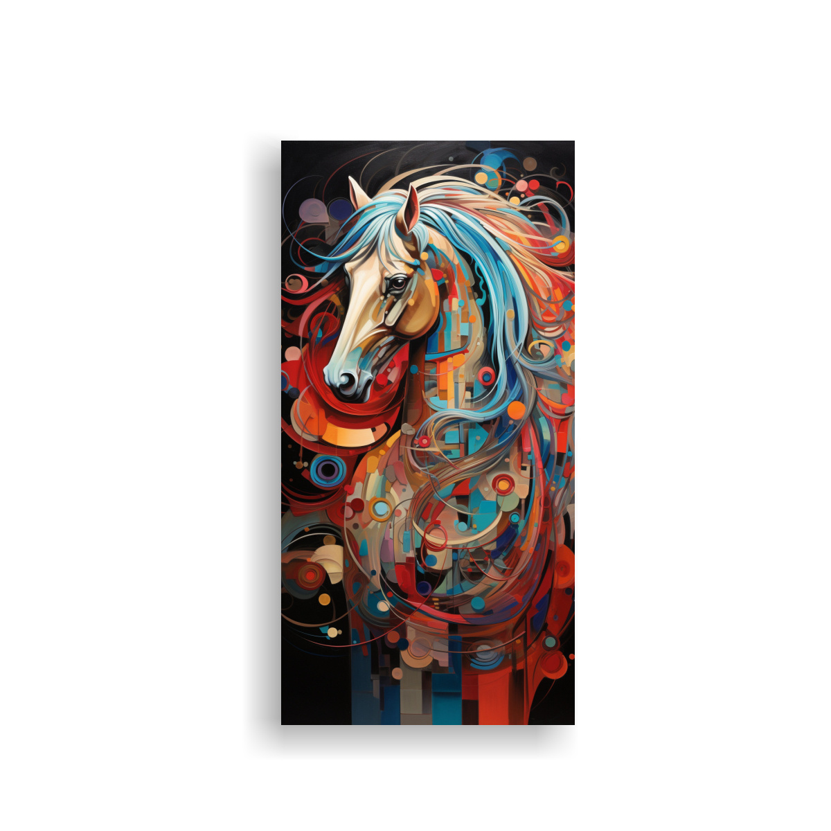 cuadro-moderno-abstracto-pintura-textura-caballos-arte-decorativo