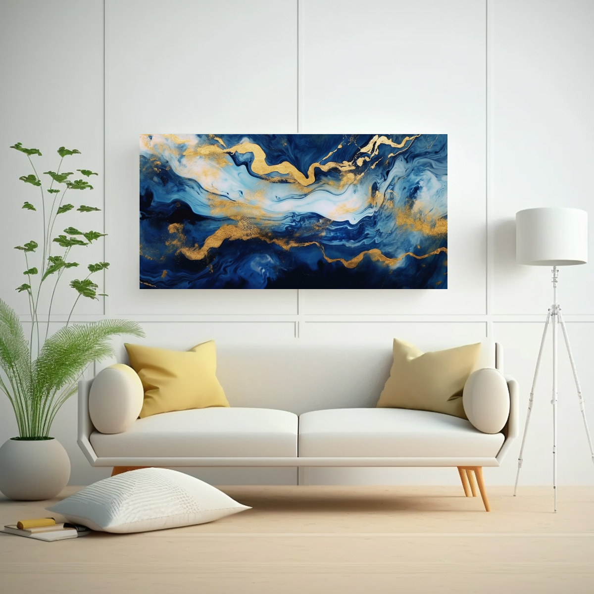 cuadro-moderno-azul-marino-con-remolinos-l-quidos-y-dorado-1