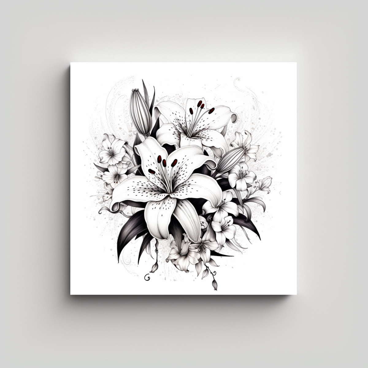 cuadro-moderno-calidos-con-dise-o-art-stico-de-flor-de-lilly-en-blanco-y-negro