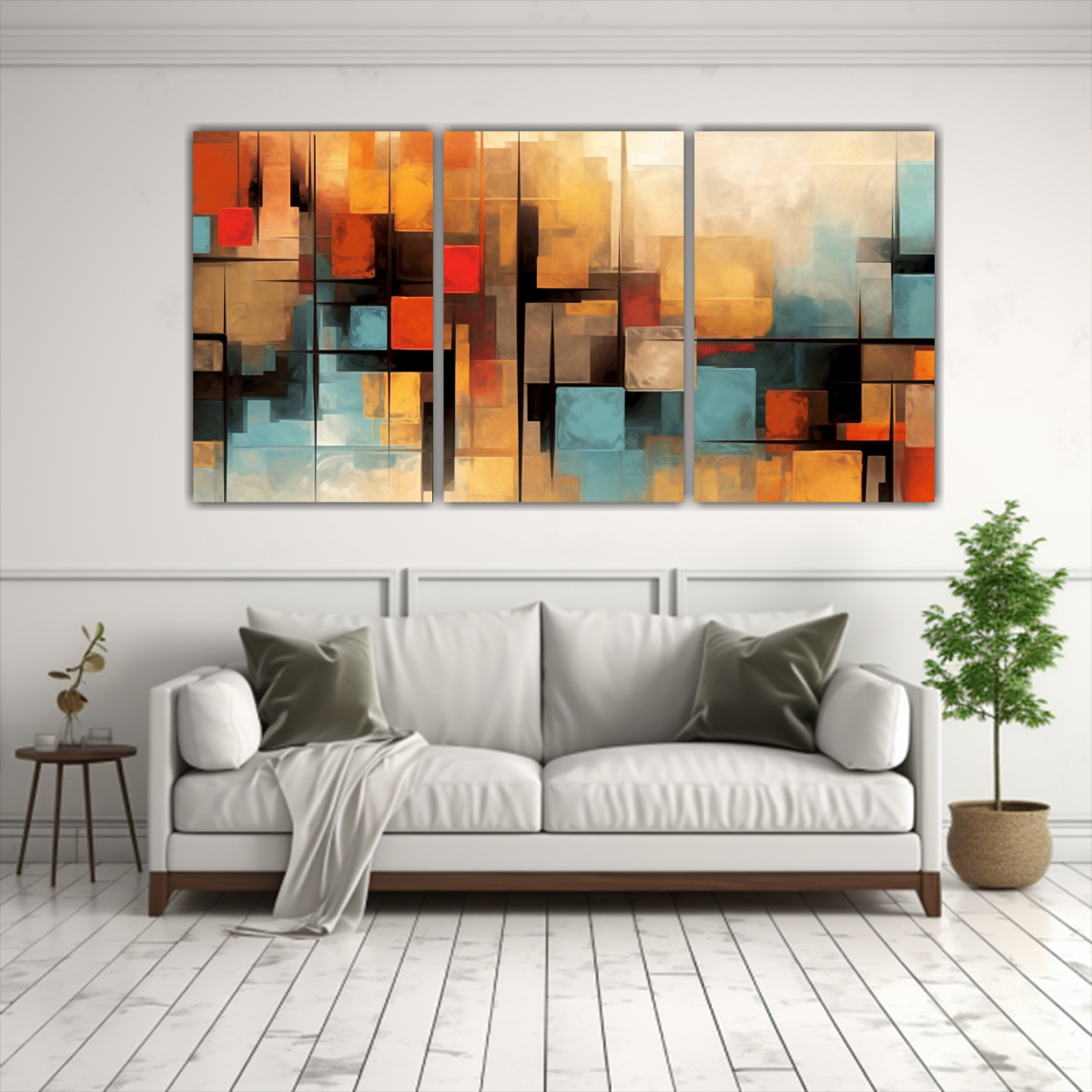 cuadro-moderno-de-imagen-digital-en-negro-y-naranja-con-varios-lienzos-para-decorar-1