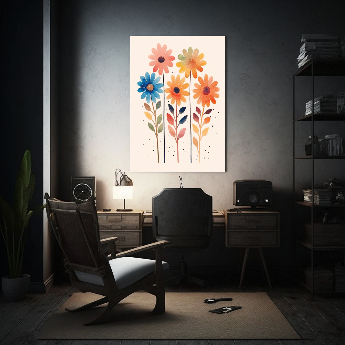 cuadro-moderno-detalles-intrincados-flores-salvajes-arco-ris-1-1