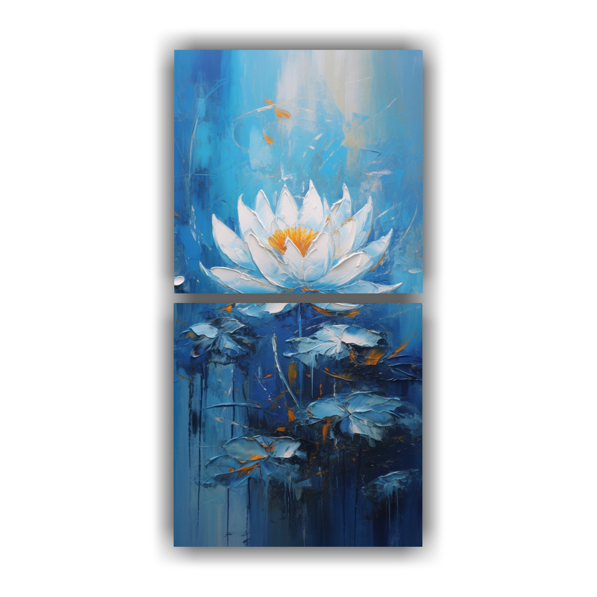 cuadro-mural-de-dos-telas-en-bastidor-estilo-de-pintura-de-loto-azul-en-lienzo