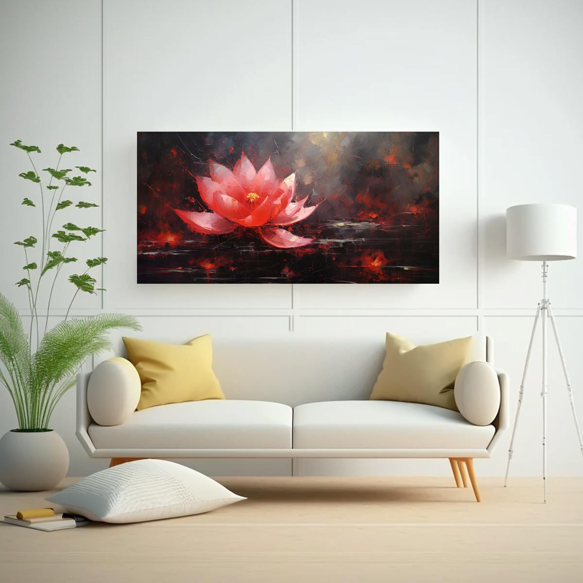 cuadro-negro-flor-de-loto-en-lienzo-dise-o-para-sala-1