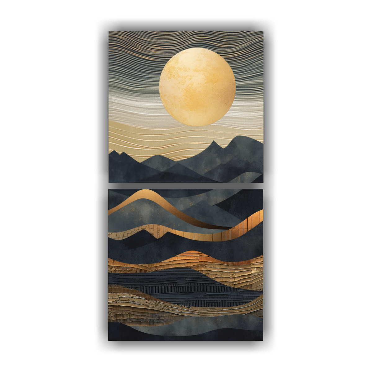 cuadro-paisaje-con-sol-y-monta-as-para-decoraci-n-set-de-2-pinturas-finas-l-nea-exposici-n