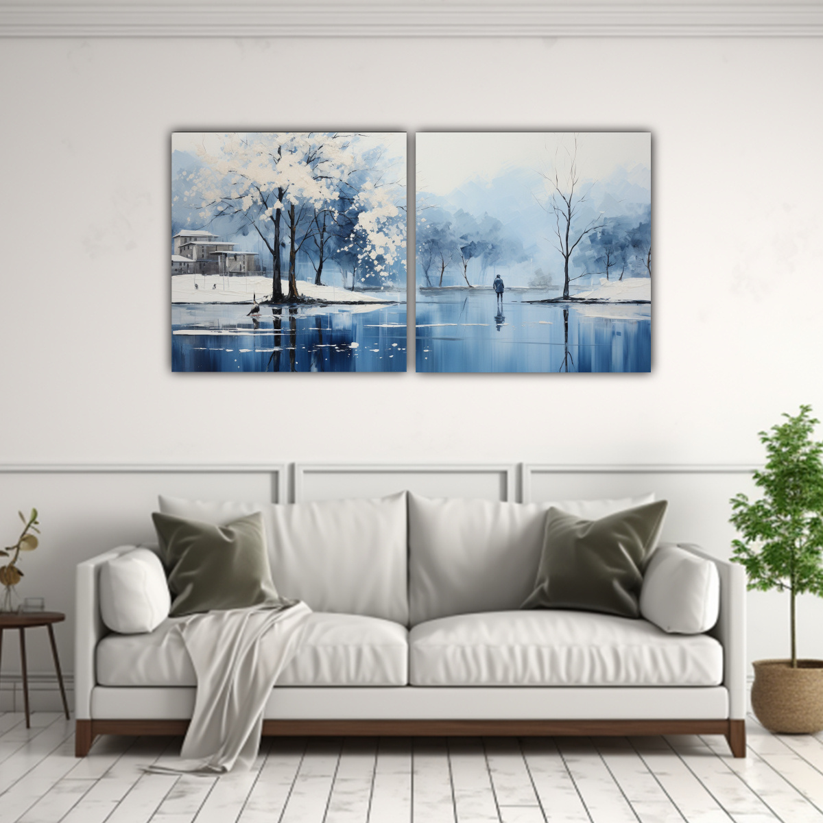 cuadro-para-comedor-de-rboles-en-plata-y-blanco-1