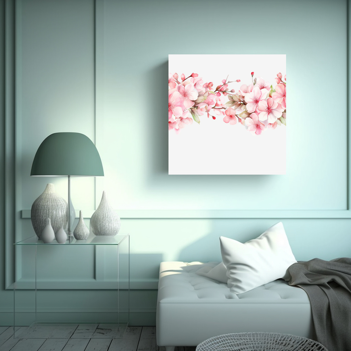 cuadro-pop-art-de-sakura-floral-l-neas-finas-y-bordes-llenos-de-flores-1