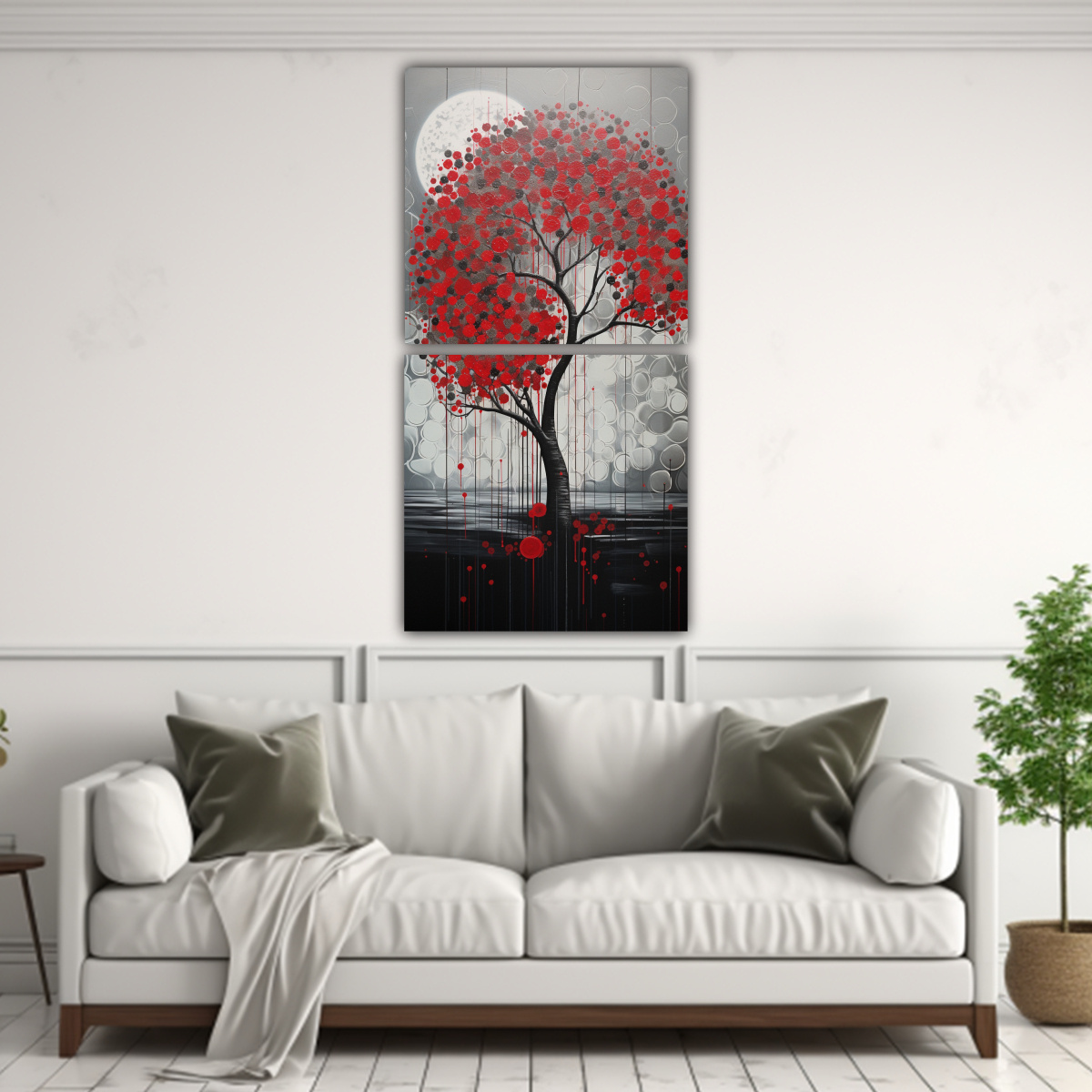 cuadro-tem-tico-de-forma-con-rbol-en-rojo-y-plata-1