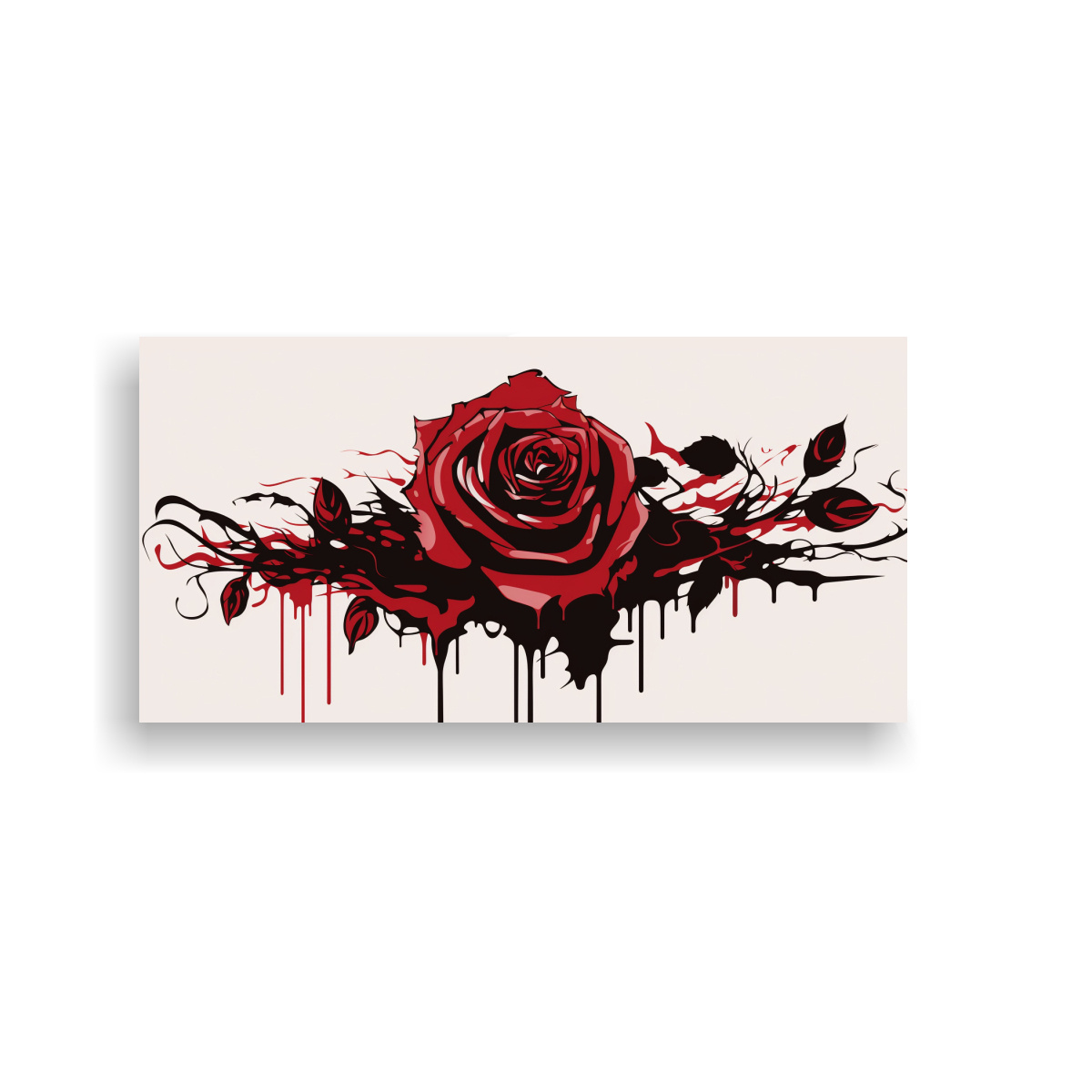 cuadro-vanguardia-calma-con-tela-en-bastidor-bleeding-red-blood-y-lienzo-scree