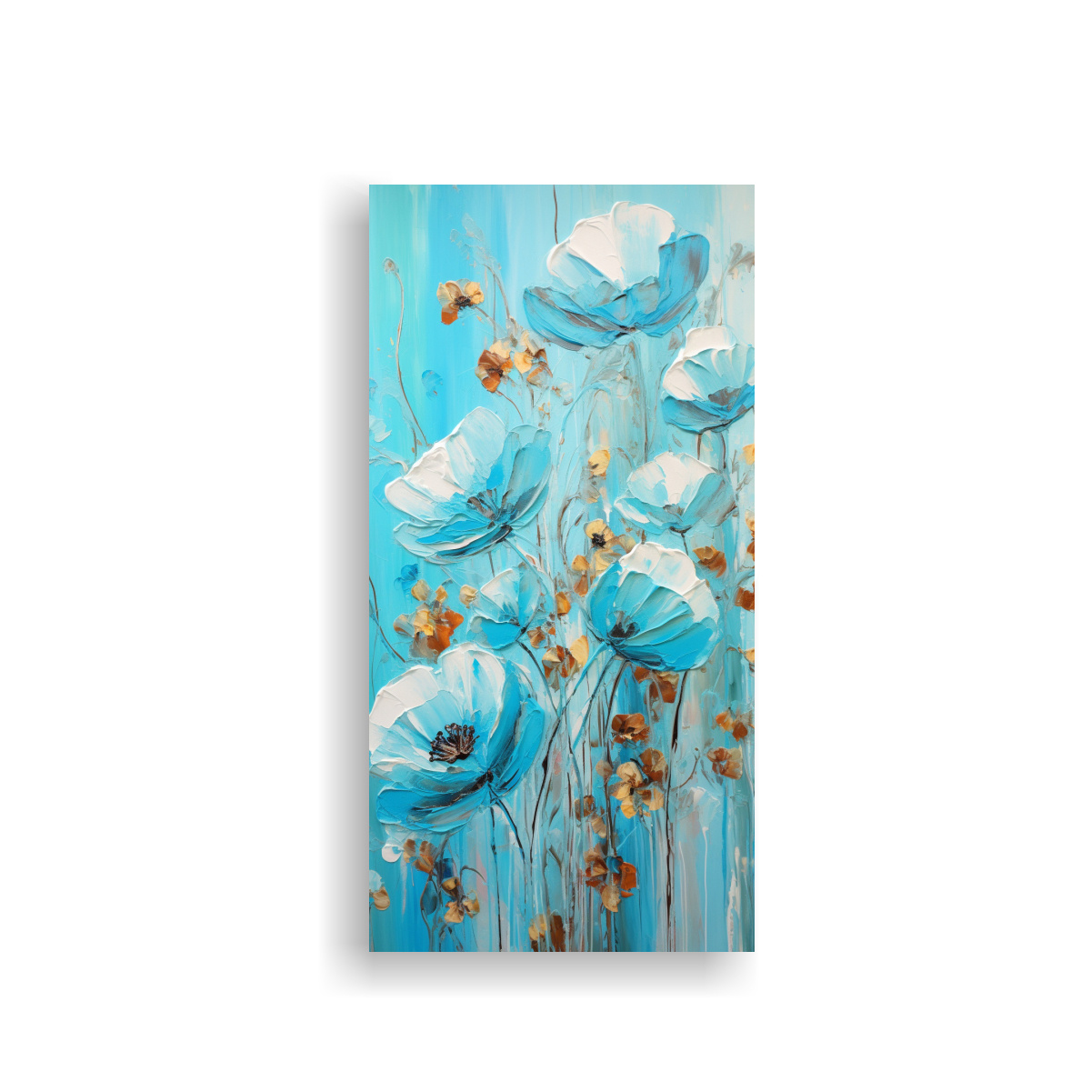 cuadro-vanguardia-figuras-en-lienzo-estilo-decorativo-turquoise-poppies