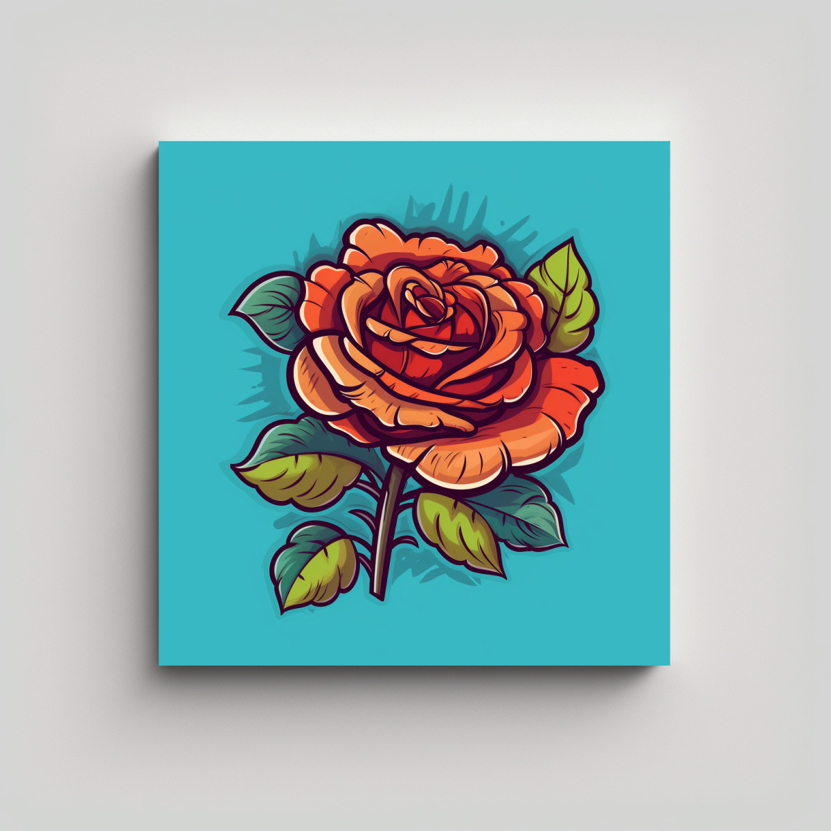 cuadro-vanguardia-rosa-flor-intrincada-ilustraci-n-2d-ar-911