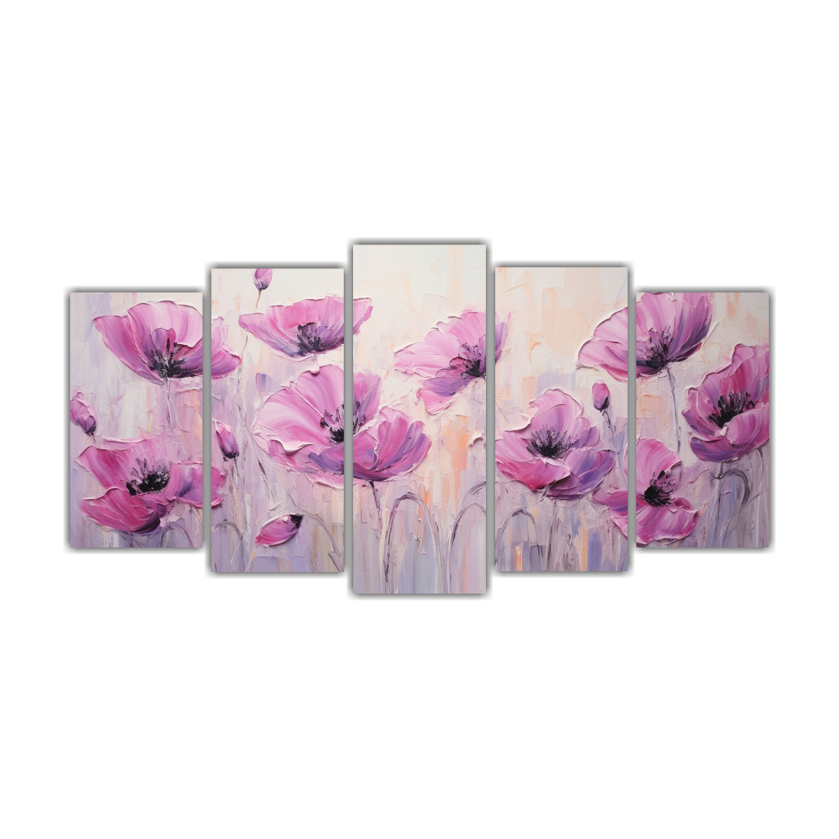 cuadro-vintage-lindo-de-amapolas-en-lienzo-en-el-estilo-de-la-pintura-poppies