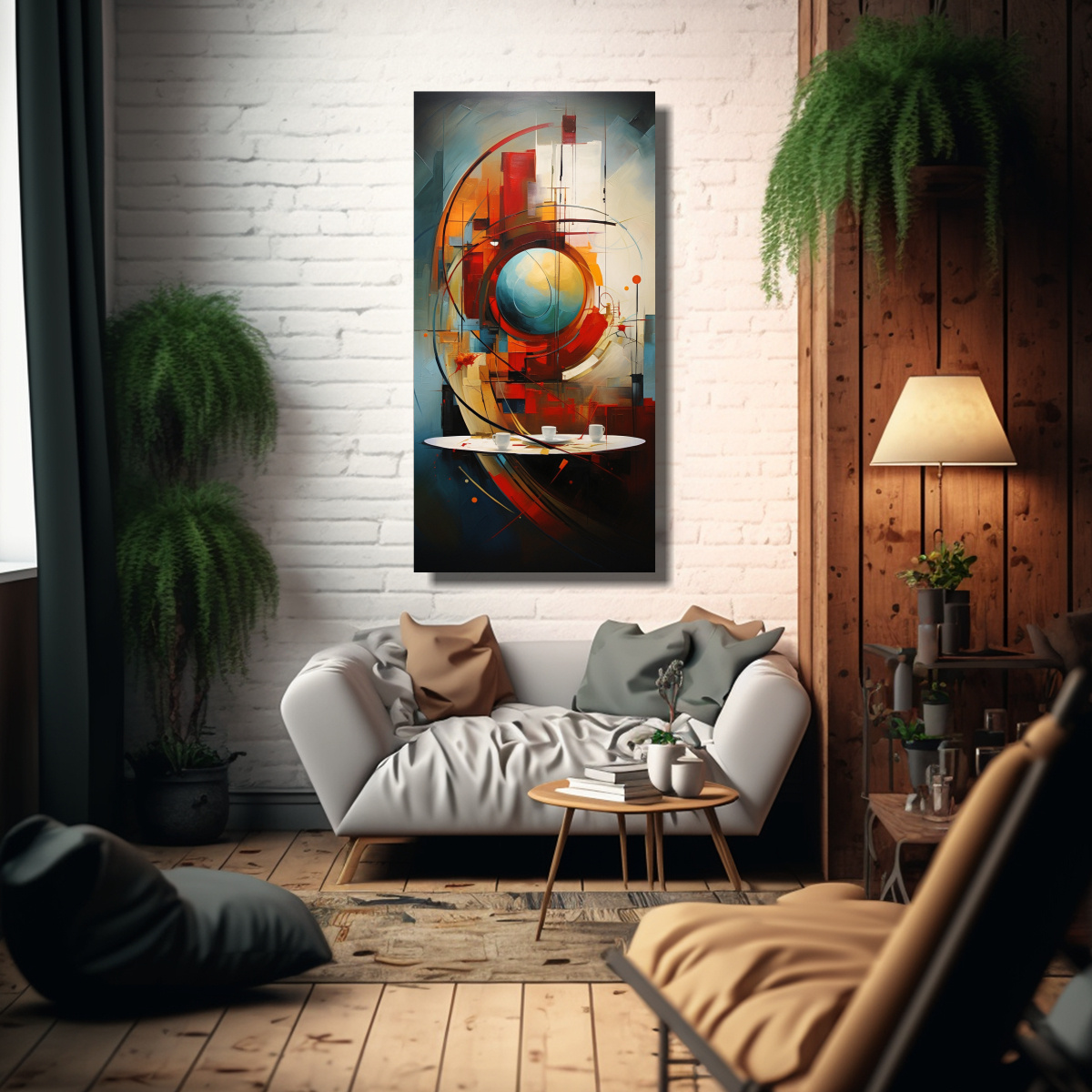 cuadro-vintage-pinturas-abstractas-para-comedor-1