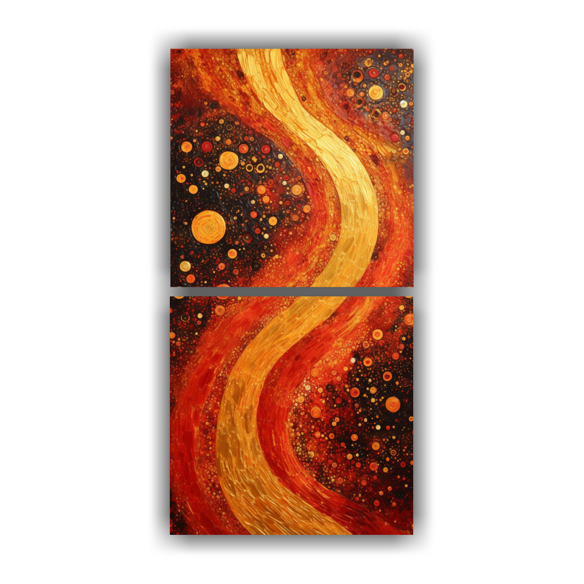 cuadro-vintage-pop-art-en-estilo-de-puntillismo-luminoso-de-l-quidos-con-2-telas-en-bastidor