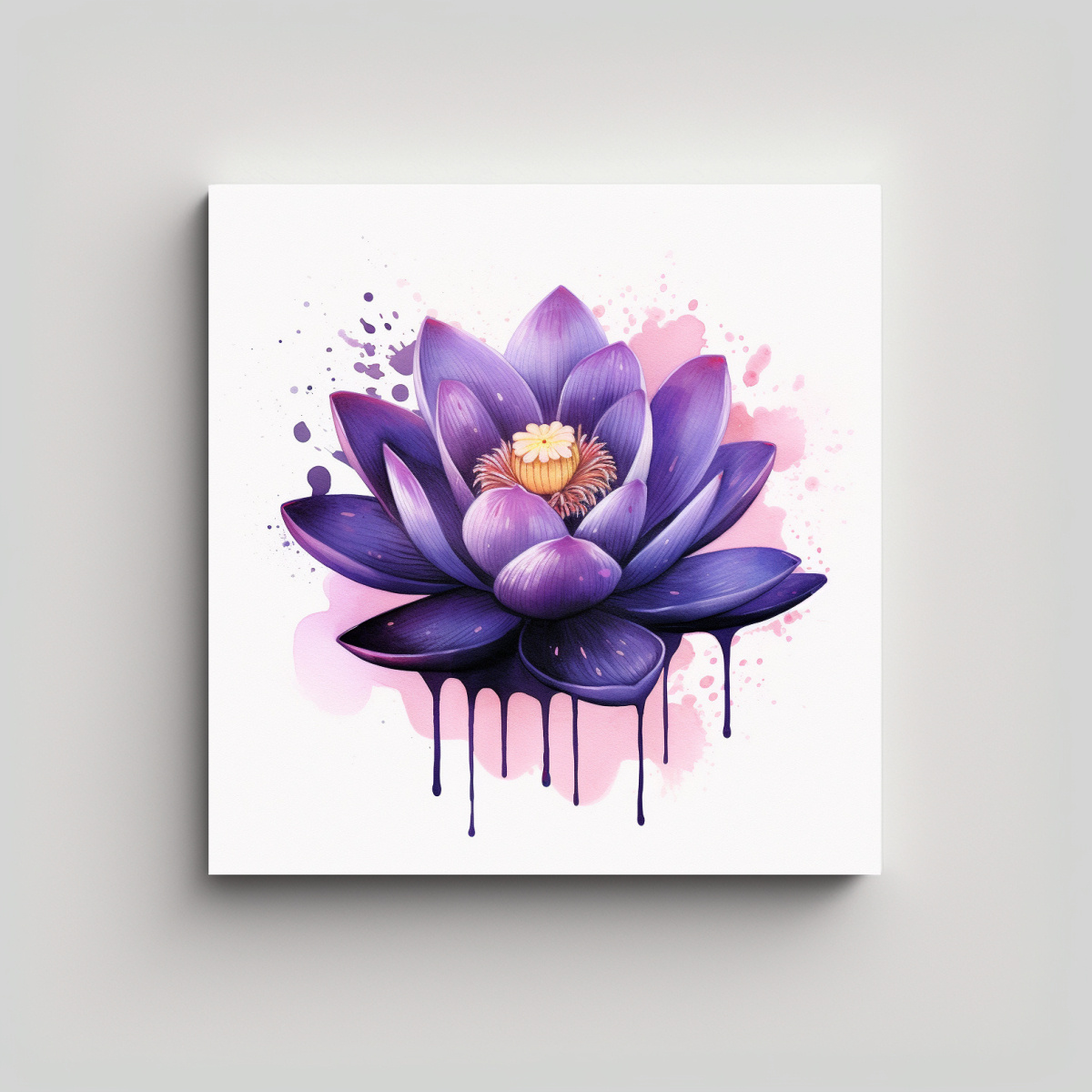 cuadro-zen-emo-de-loto-colorido-el-arte-de-pared-conceptual