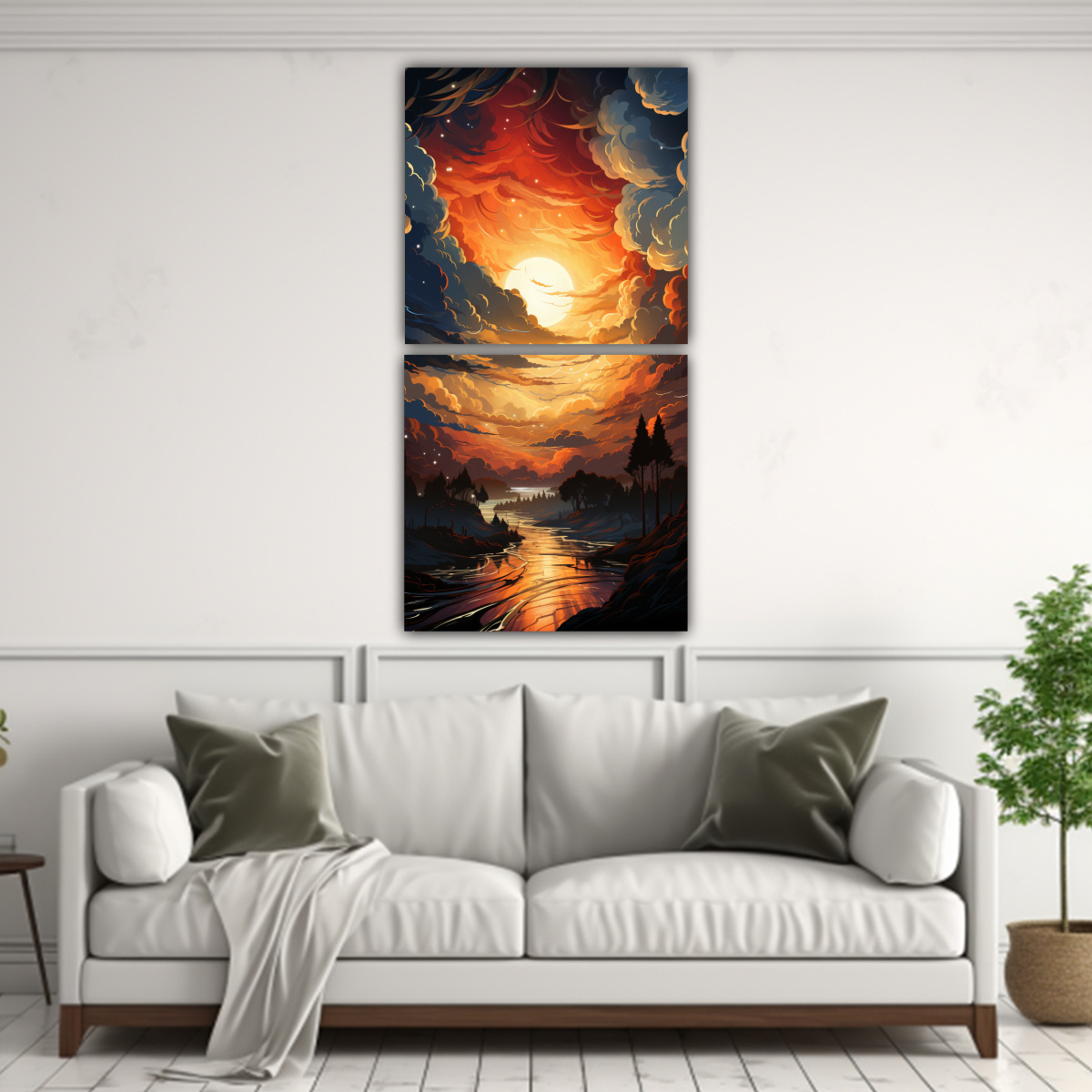 cuadros-abstracci-n-pop-art-nubes-tormenta-iluminadas-colores-planos-rojo-marr-n-ye-1