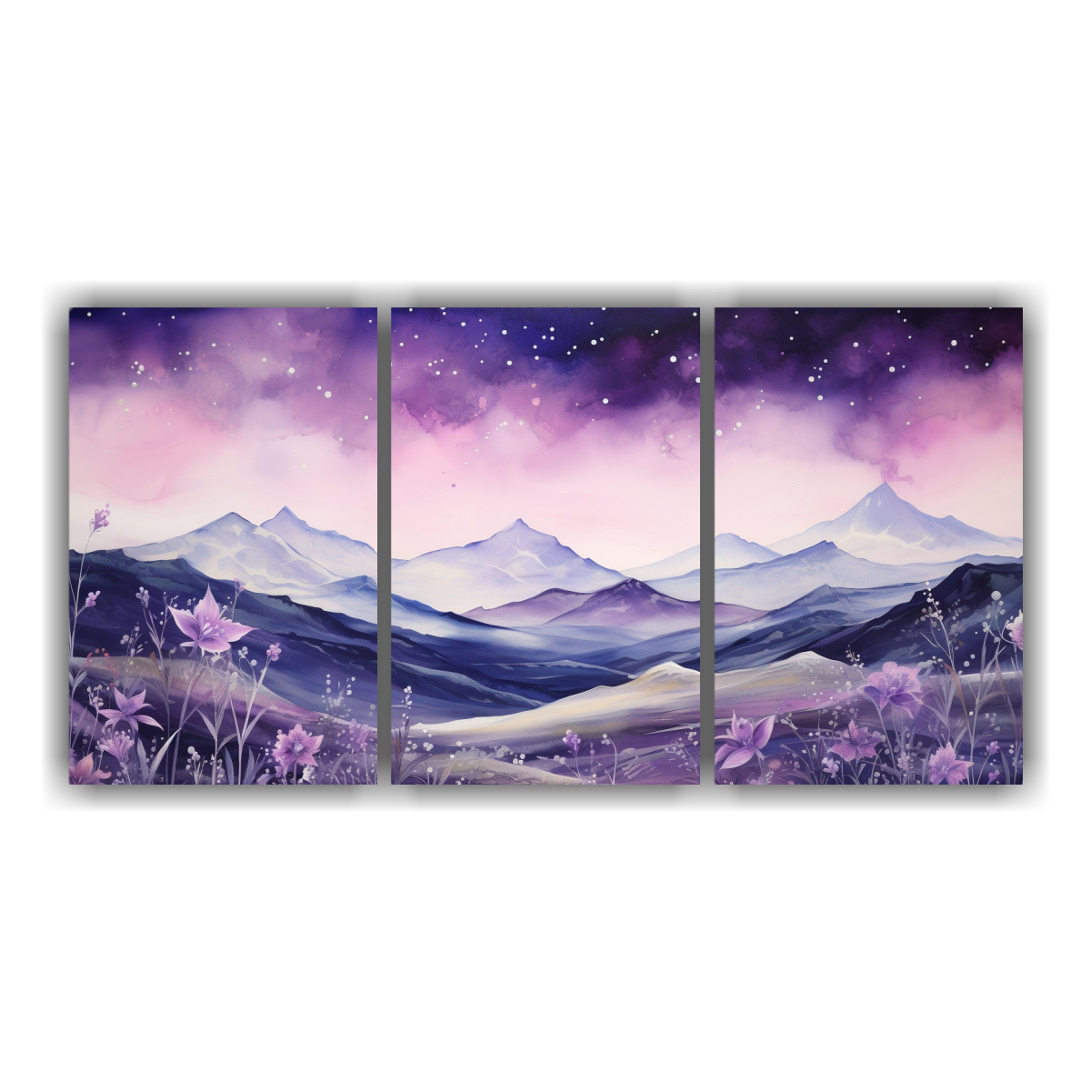 cuadros-abstracto-adorno-paisaje-de-monta-a-con-estilo-elegante