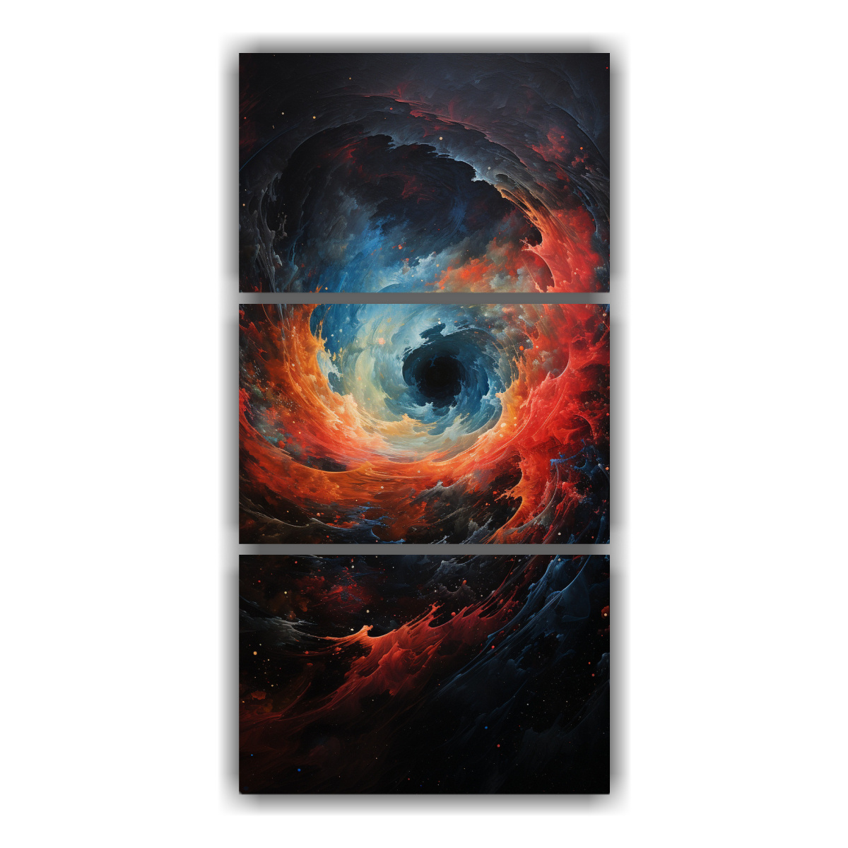 cuadros-abstracto-armon-a-de-colores-la-abstracci-n-c-smica-de-la-gravedad-de-los-agujeros-negros-