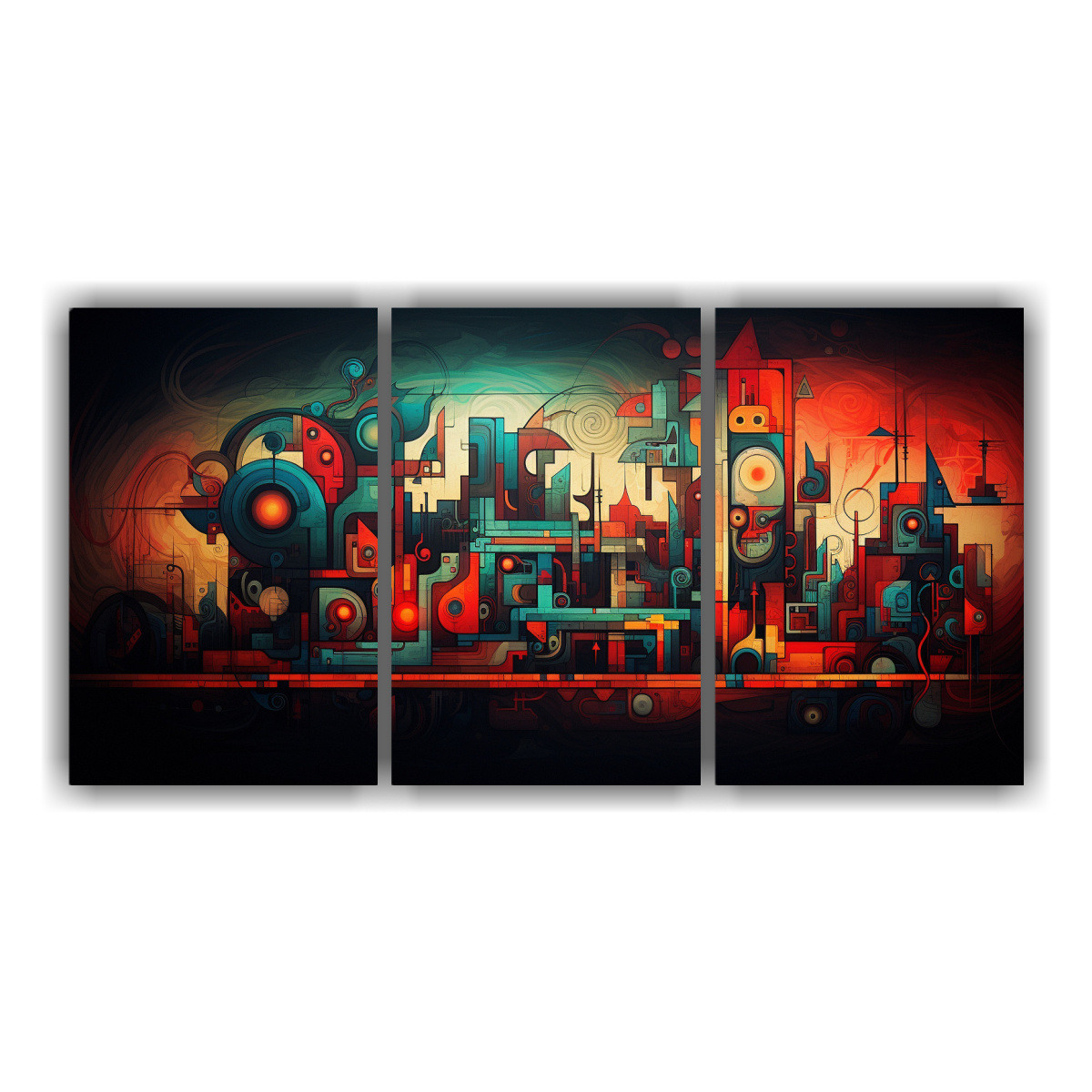 cuadros-abstractos-adorables-de-tres-artes-dise-os-conceptuales-nicos-