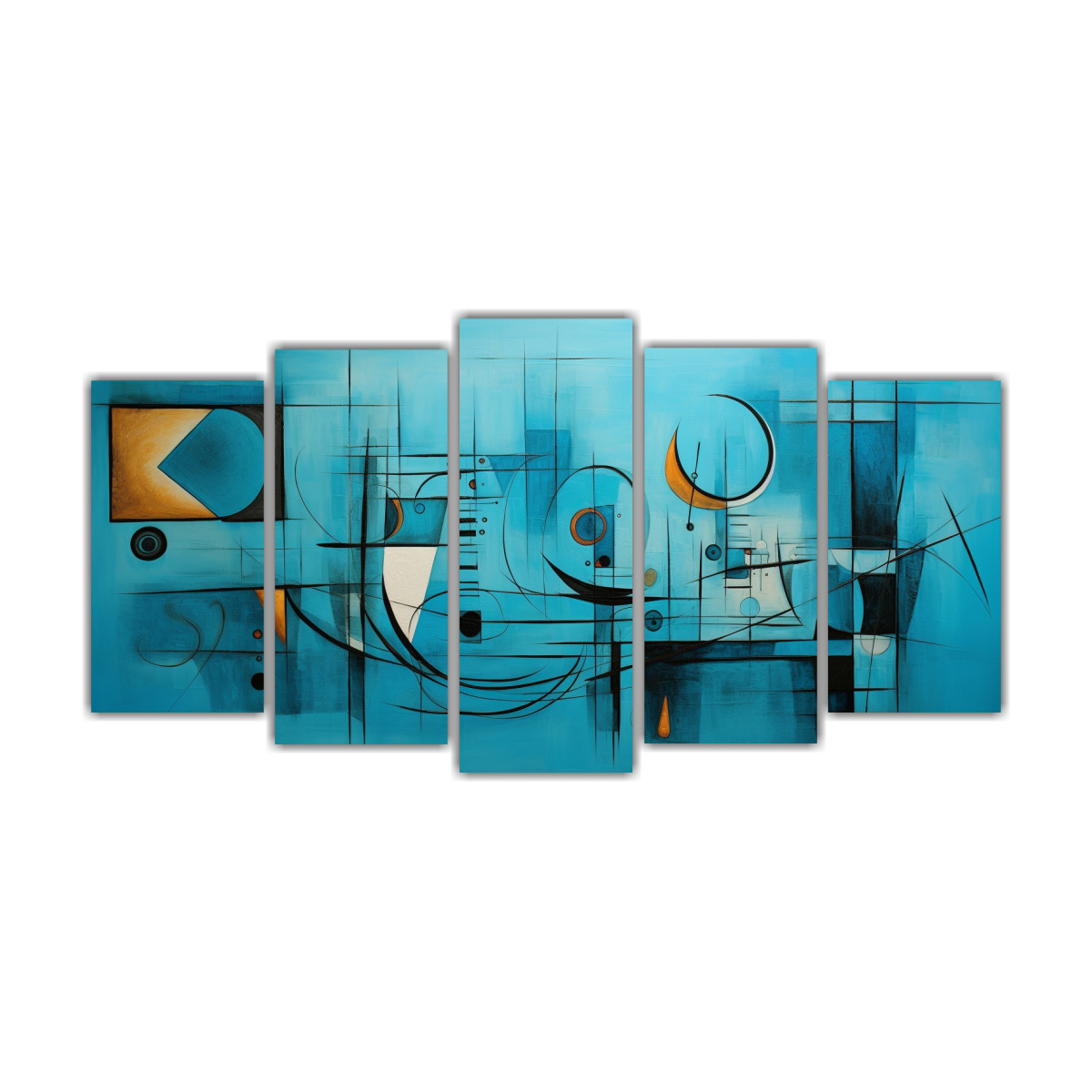 cuadros-abstractos-azul-turquesa-composiciones-de-cuadro-nica