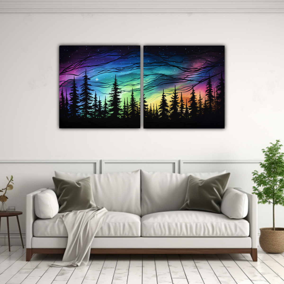 cuadros-abstractos-con-rboles-silueteados-al-atardecer-1