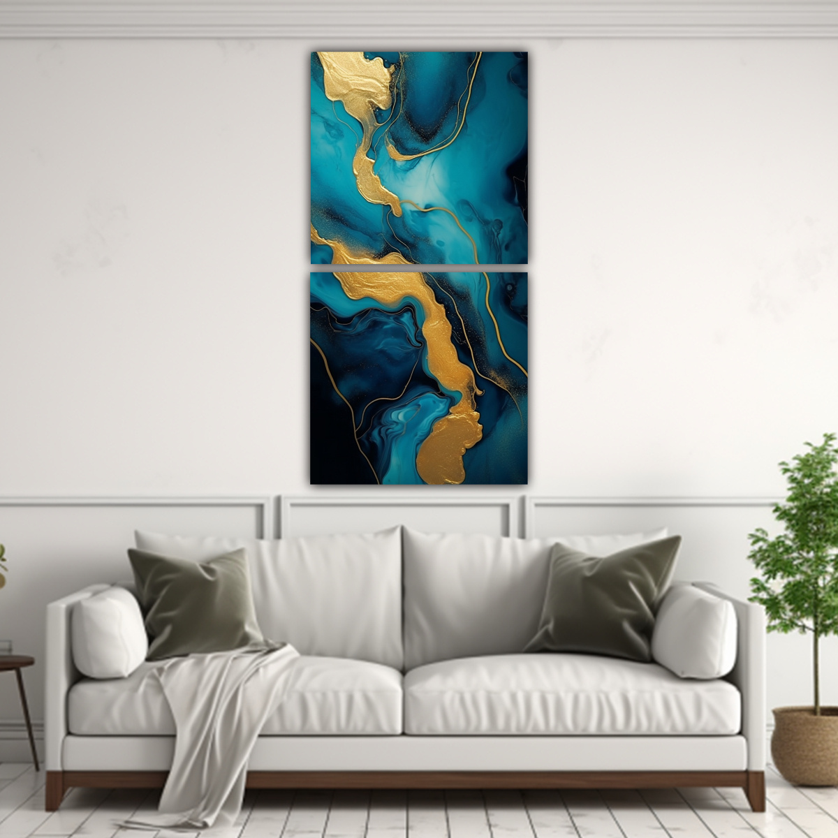 cuadros-abstractos-con-tonos-azules-dorados-y-negros-1